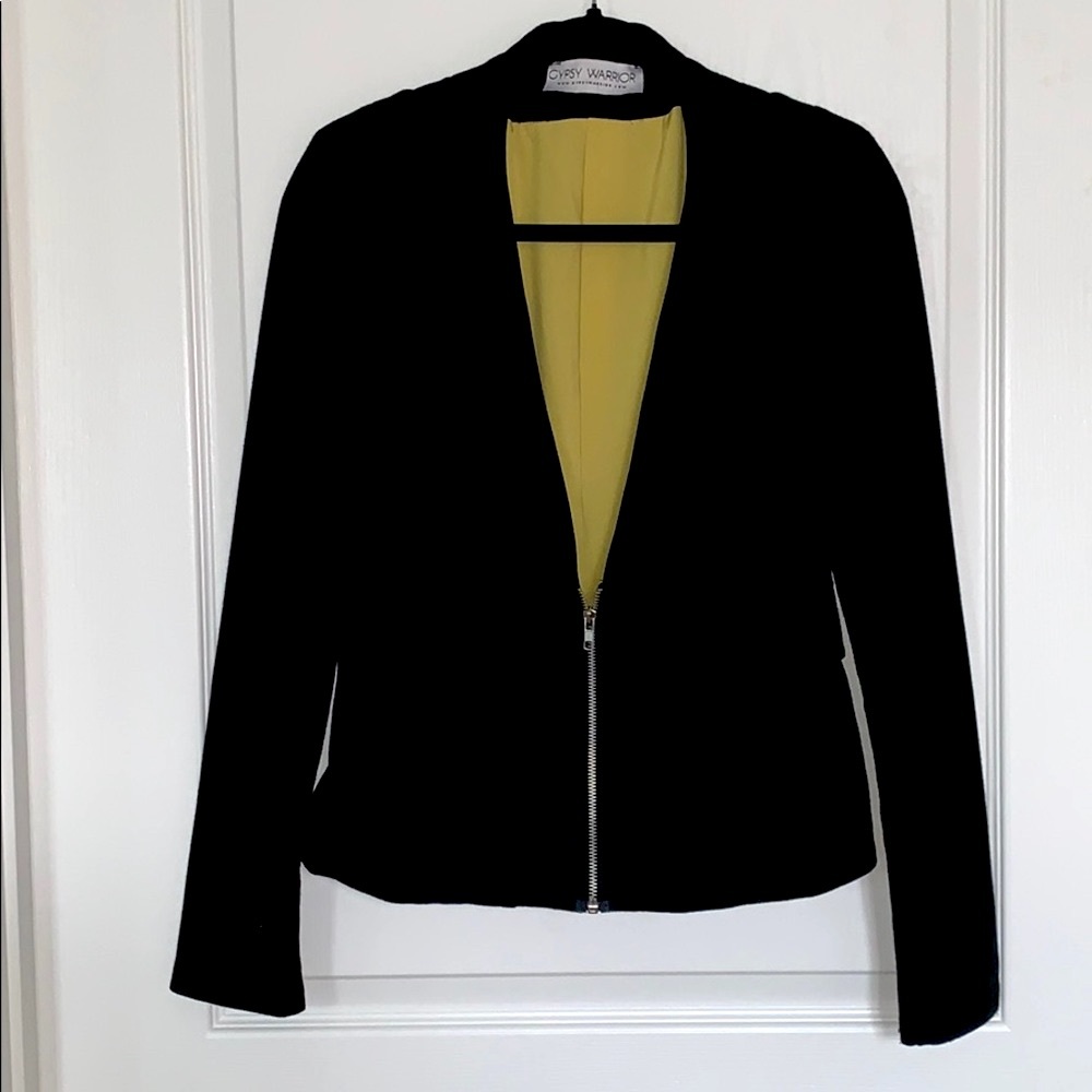 Unique Gypsy Warrior Zippered Blazer Jacket